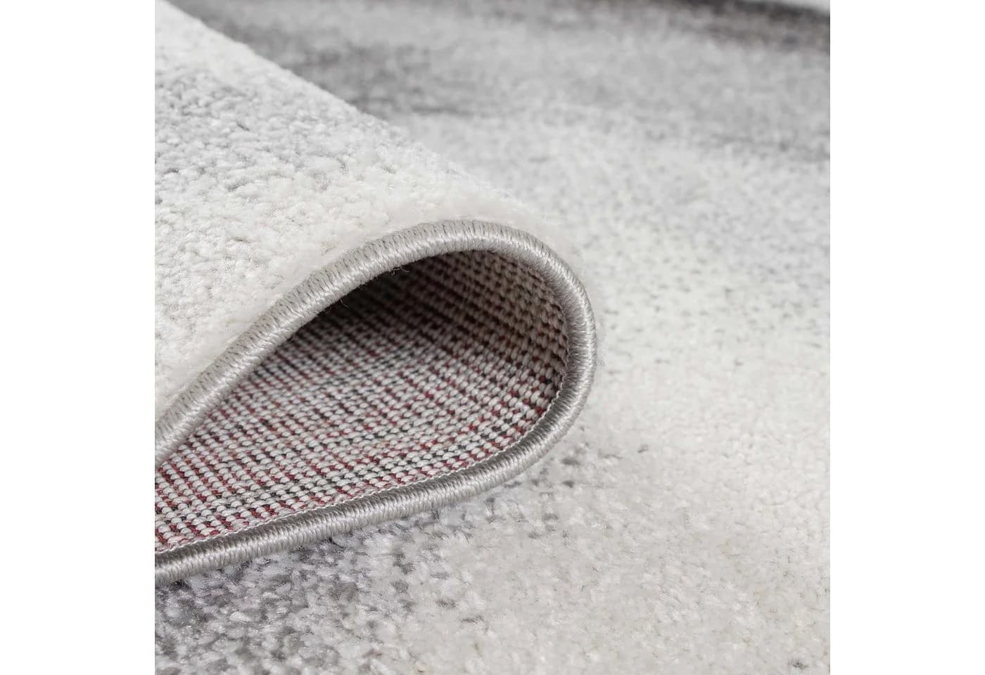 TaraCarpet TC-Fashion 6116 Circle Teppich Modern Retro Blau Grau Beige - Bild 3