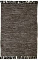 TaraCarpet Borkum Baumwoll-Webteppich Modern Braun 80x150 cm Bild 1