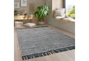 TaraCarpet Borkum Baumwoll-Webteppich Modern Braun 80x150 cm Bild 2