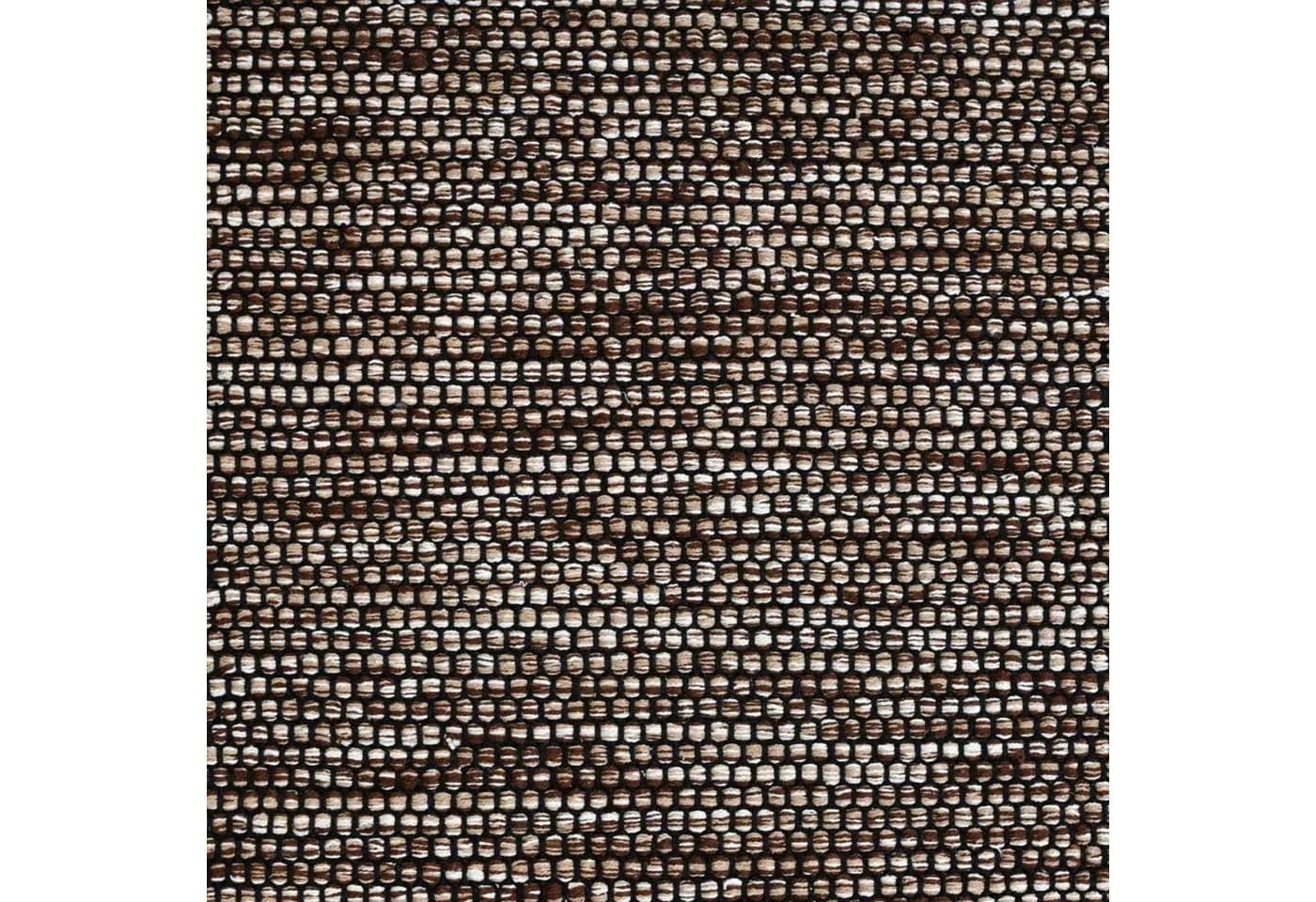 TaraCarpet Borkum Baumwoll-Webteppich Modern Braun 80x150 cm - Bild 5