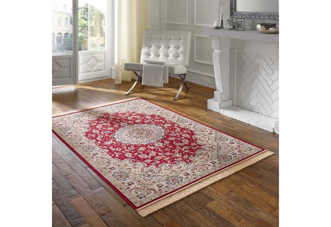TaraCarpet Teppich Palazzo Royal Täbriz 95x140 cm Rot - Bild 2