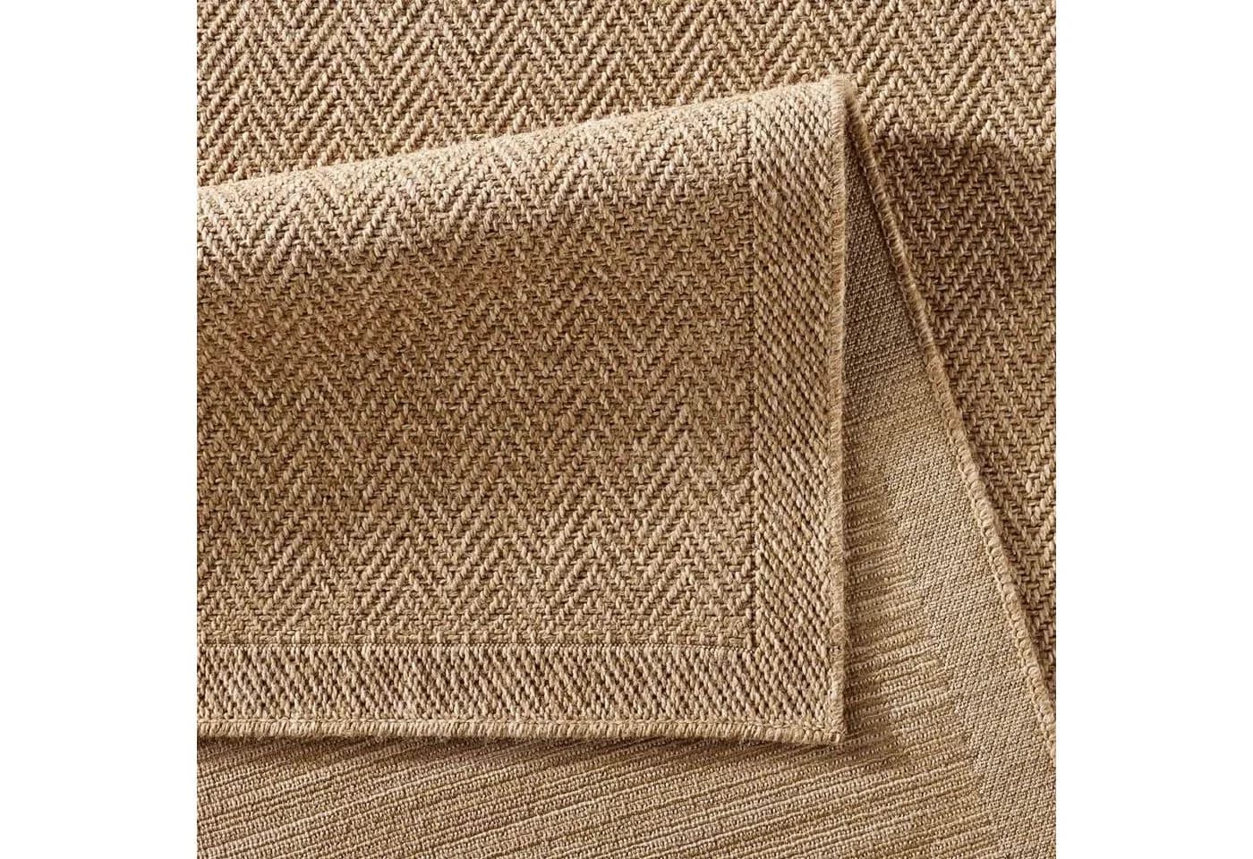 TaraCarpet Teppich Outdoor & Indoor Sisal-Jute-Optik Naturfarben - Bild 4