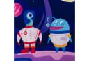 TaraCarpet Kinderteppich Alien Adventure Bunt Weltraum Bild 4