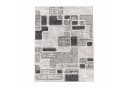 TaraCarpet Teppich Aragon 56 Kariert Retro Grau Modern Bild 2