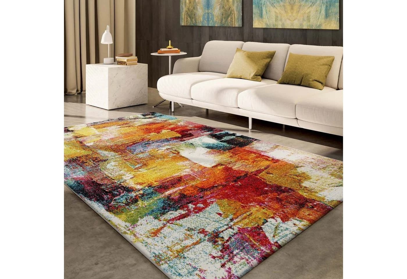 TaraCarpet Teppich Vision Graffiti Bunt Modern Vintage