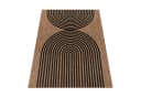 TaraCarpet Teppich Columbia Fashion Wave In & Outdoor Natur Schwarz Bild 3