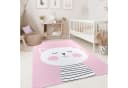 TaraCarpet Kinderteppich Fresh Kids Tiere Katze Rosa Rechteckig Bild 1
