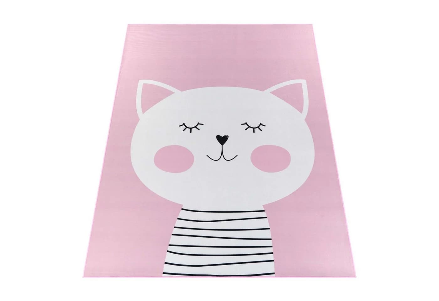 TaraCarpet Kinderteppich Fresh Kids Tiere Katze Rosa Rechteckig - Bild 5