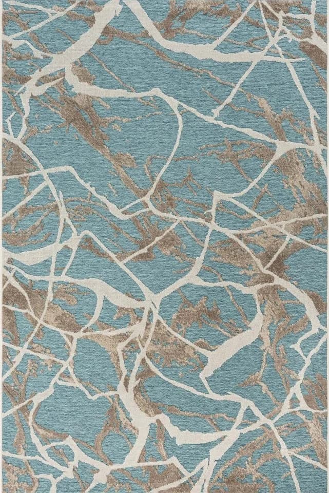 TaraCarpet In- und Outdoor Teppich Fantasy Marmor Blau - Bild 2