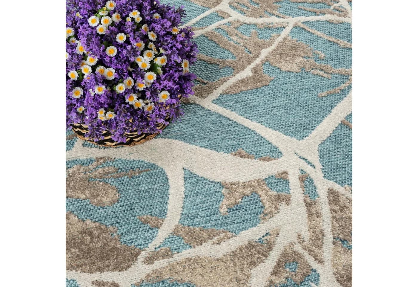 TaraCarpet In- und Outdoor Teppich Fantasy Marmor Blau - Bild 3