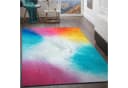 TaraCarpet Teppich Kurzflor Regenbogenfarbe Marmoriert Modern Bild 1