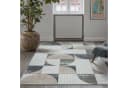 TaraCarpet Empire Kurzflorteppich Retro-Design Blau/Grau Bild 1
