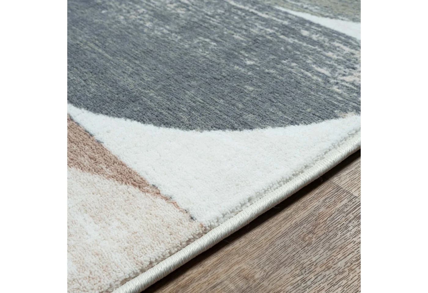 TaraCarpet Empire Kurzflorteppich Retro-Design Blau/Grau - Bild 4