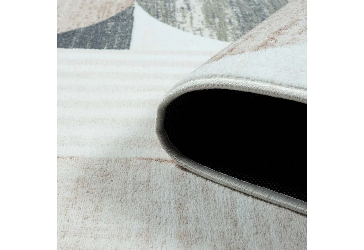 TaraCarpet Empire Kurzflorteppich Retro-Design Blau/Grau - Bild 5