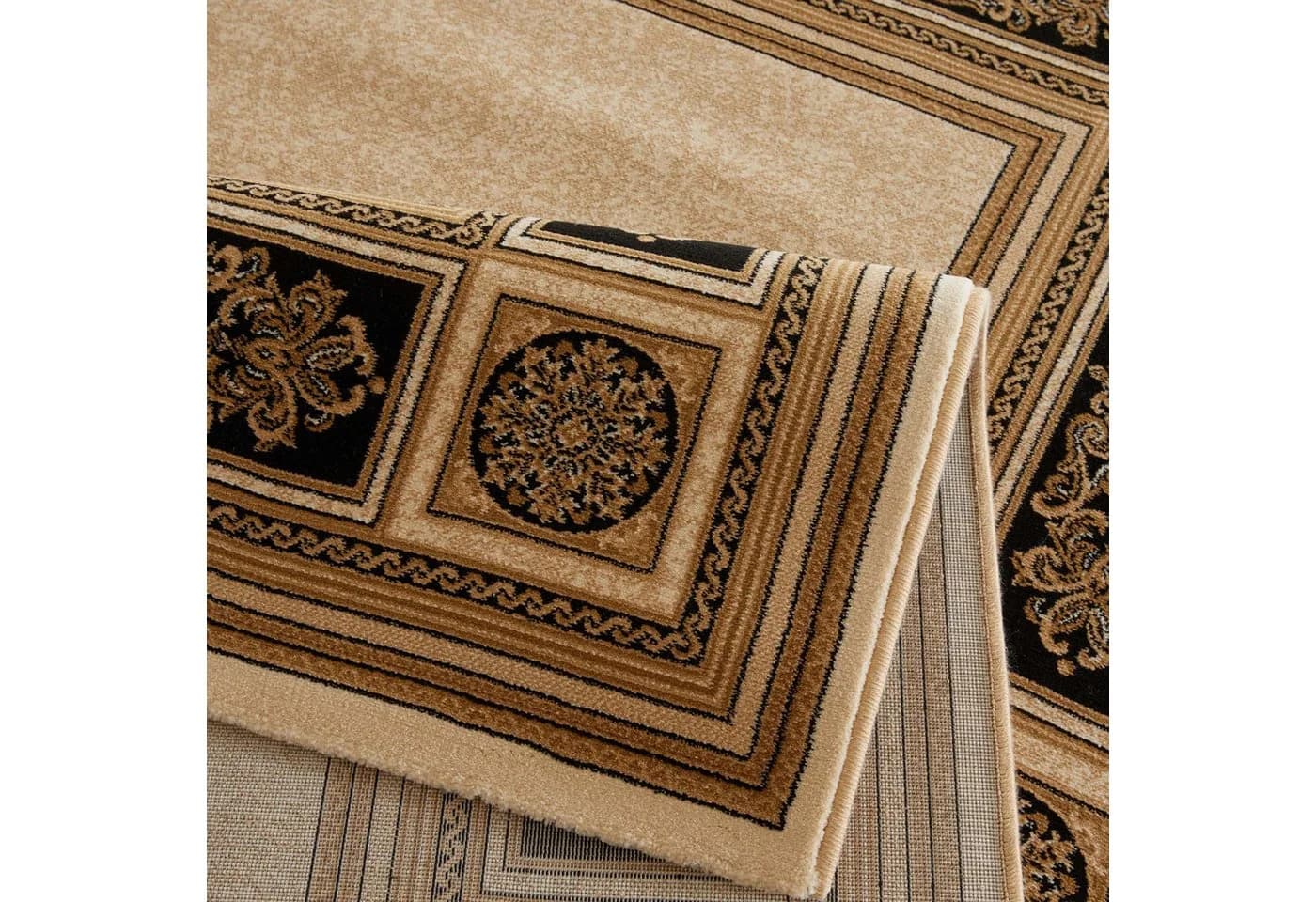 TaraCarpet Leonardo Teppich Renaissance Schwarz/Gold - Bild 4