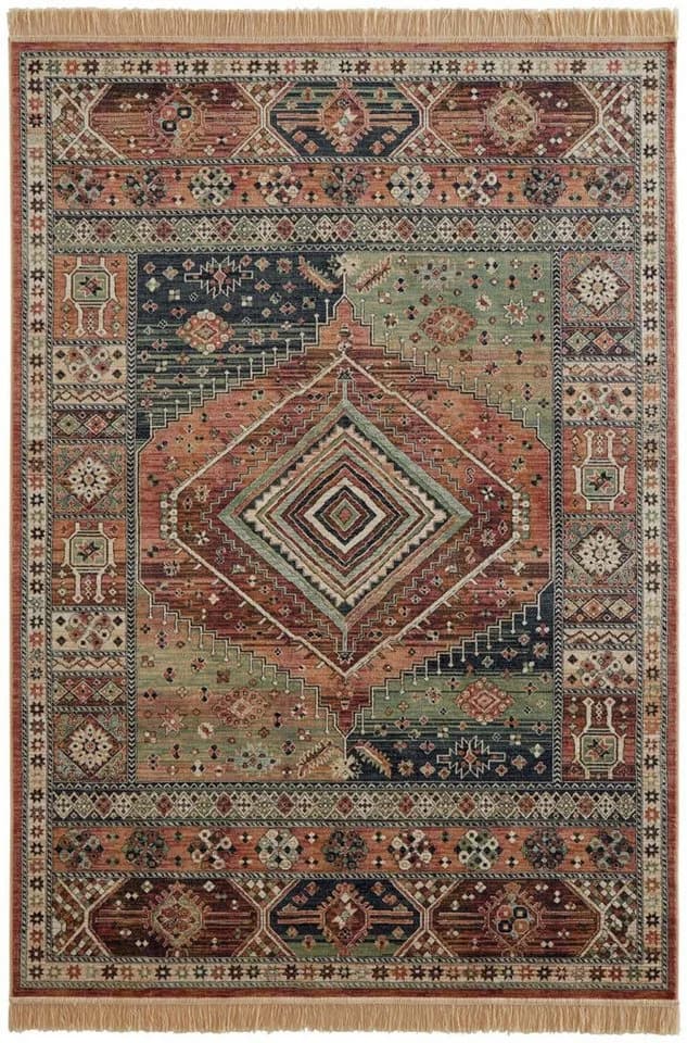 TaraCarpet Teppich Palazzo Royal Heriz Rot Viskose - Bild 3