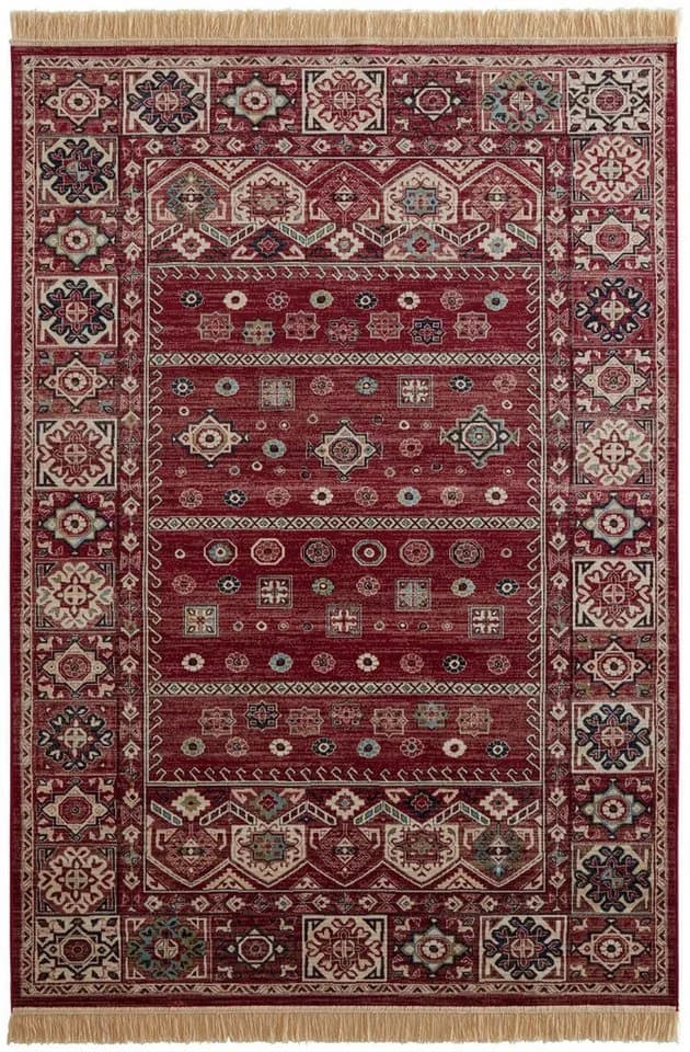 TaraCarpet Teppich Palazzo Royal Shal Allover Rot - Bild 3
