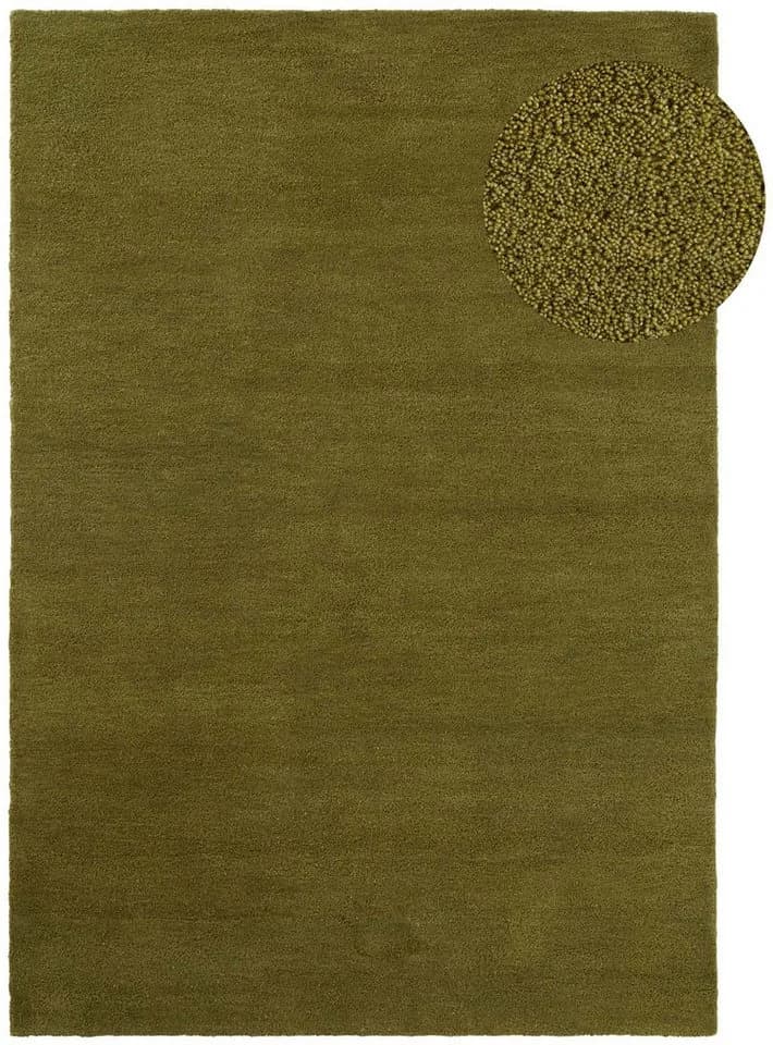 TaraCarpet Wollteppich Gabbeh Georgia Grün Handgefertigt