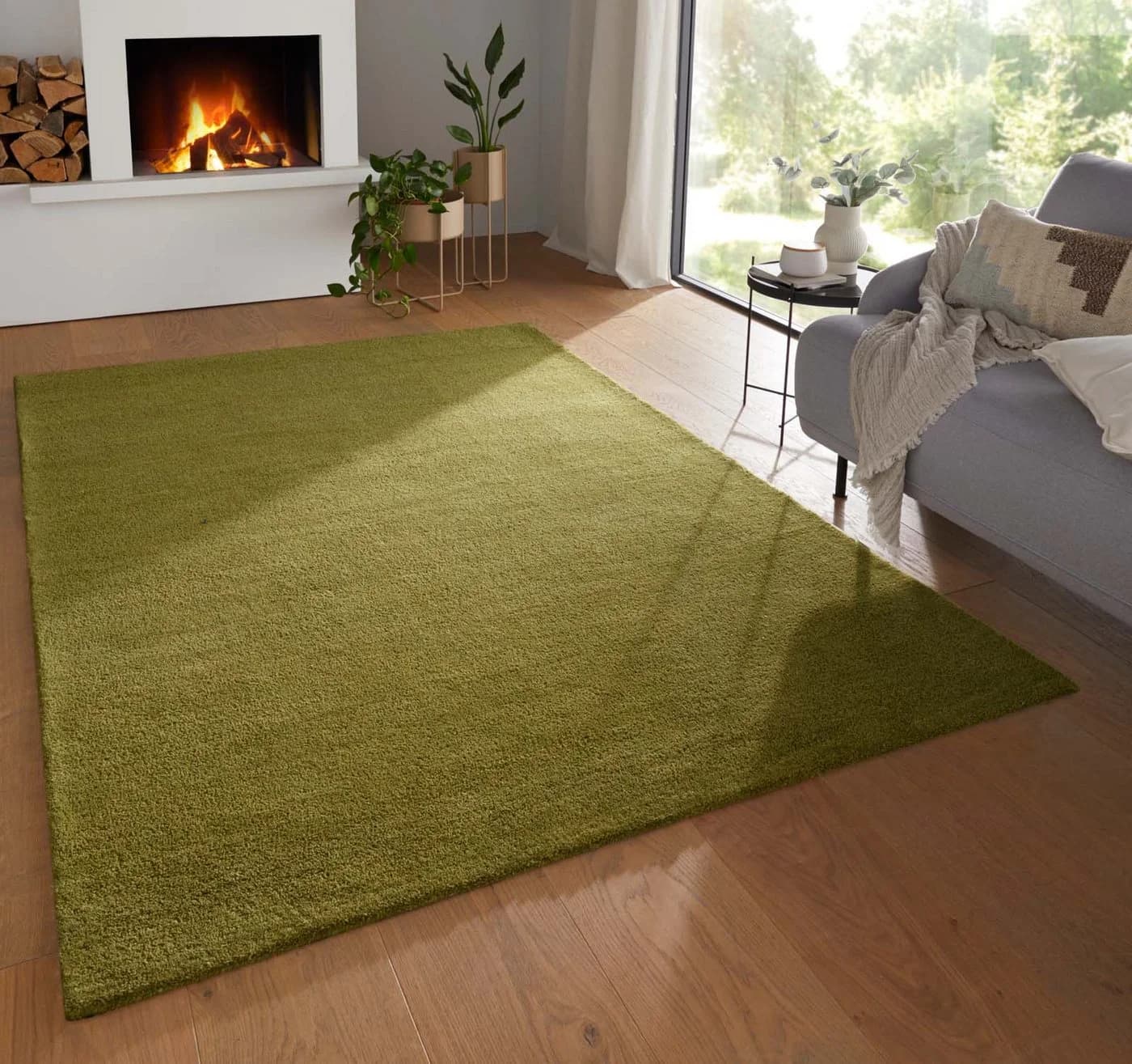 TaraCarpet Wollteppich Gabbeh Georgia Grün Handgefertigt - Bild 2