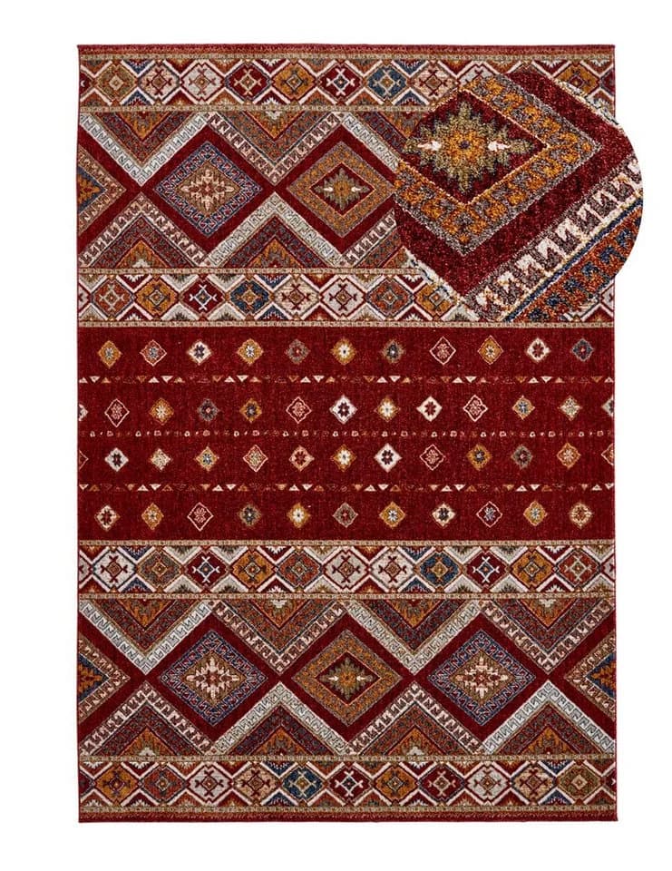 TaraCarpet Teppich New Oriental Lahore Kurzflor Rot - Bild 3