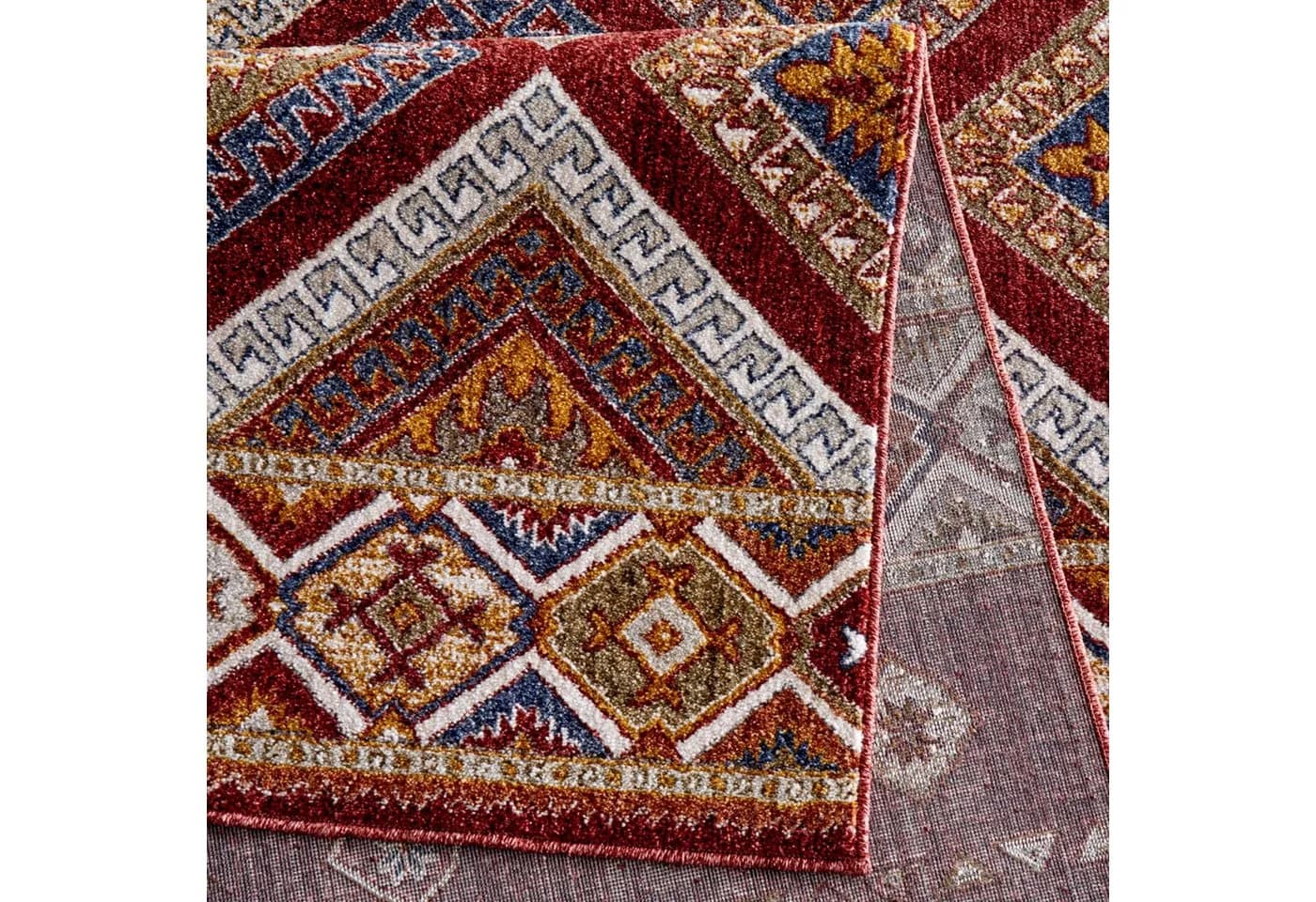 TaraCarpet Teppich New Oriental Lahore Kurzflor Rot - Bild 5