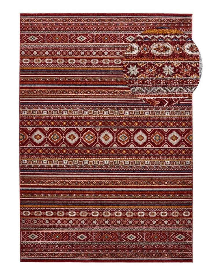 TaraCarpet Teppich Moderner Orientteppich Karatschi Rot - Bild 3