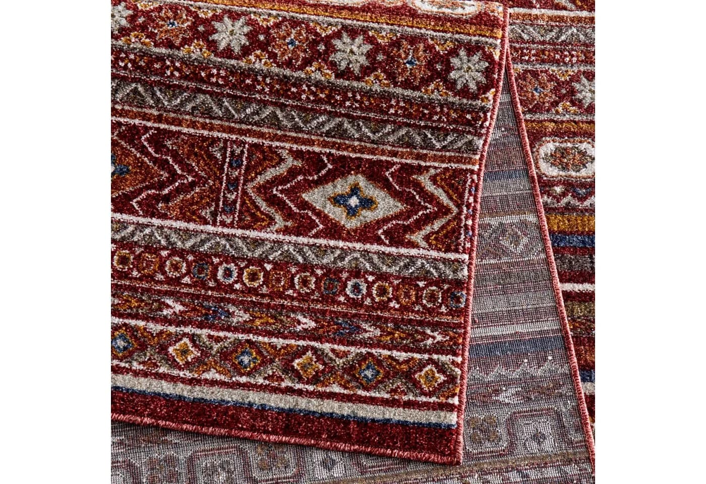 TaraCarpet Teppich Moderner Orientteppich Karatschi Rot - Bild 5