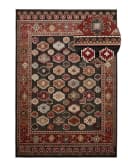 TaraCarpet Teppich Farah Kelim Moderner Orientteppich Anthrazit Bild 3