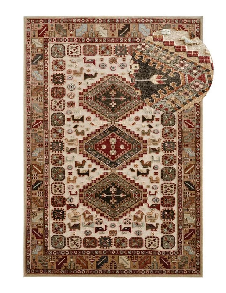 TaraCarpet Teppich Moderner Orientteppich Farah Shiraz Creme - Bild 3