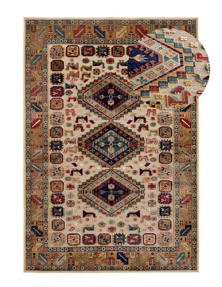 TaraCarpet Teppich Farah Shiraz Moderner Orientteppich Grün - Bild 3