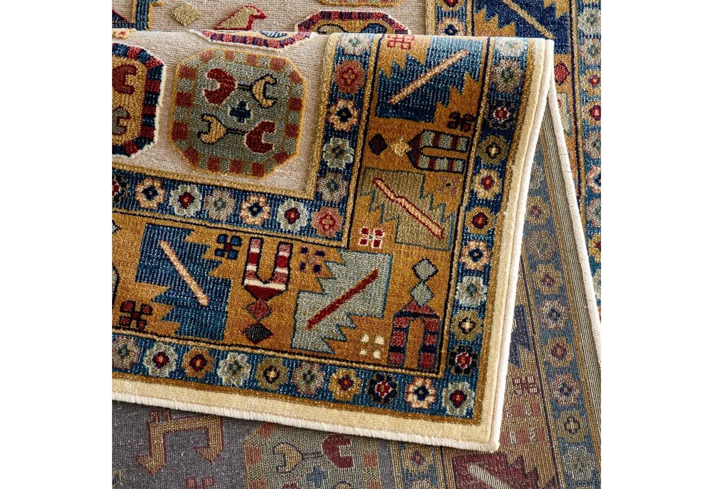 TaraCarpet Teppich Farah Shiraz Moderner Orientteppich Grün - Bild 5