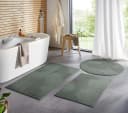 TaraCarpet Teppich Homestyle 390 Wellen Rund 80x80 cm Hellgrün Bild 1