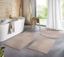 TaraCarpet Teppich Homestyle 390 Wellen Rund Beige 80x80 Bild 1