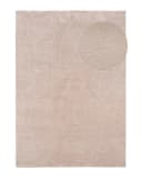 TaraCarpet Teppich Homestyle 391 Blätter, 50x80 cm, Beige Bild 3