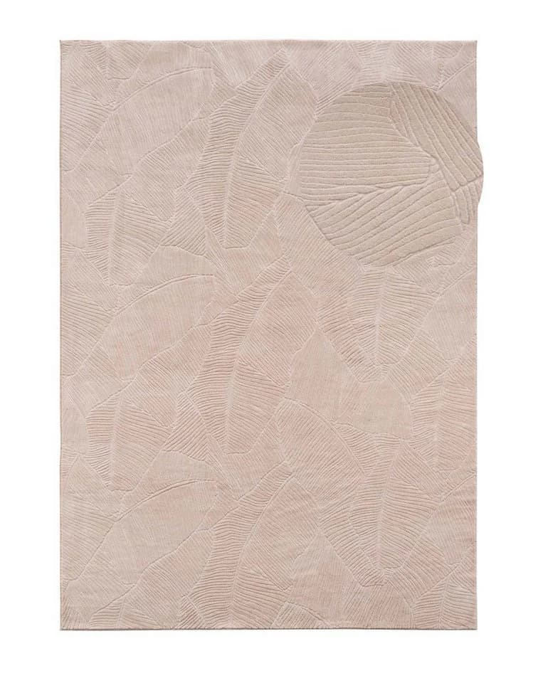 TaraCarpet Teppich Homestyle 391 Blätter, 50x80 cm, Beige - Bild 3
