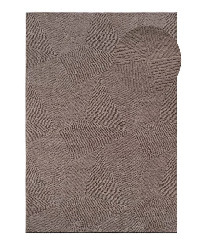 TaraCarpet Homestyle Teppich 50x80 cm Taupe - Bild 3