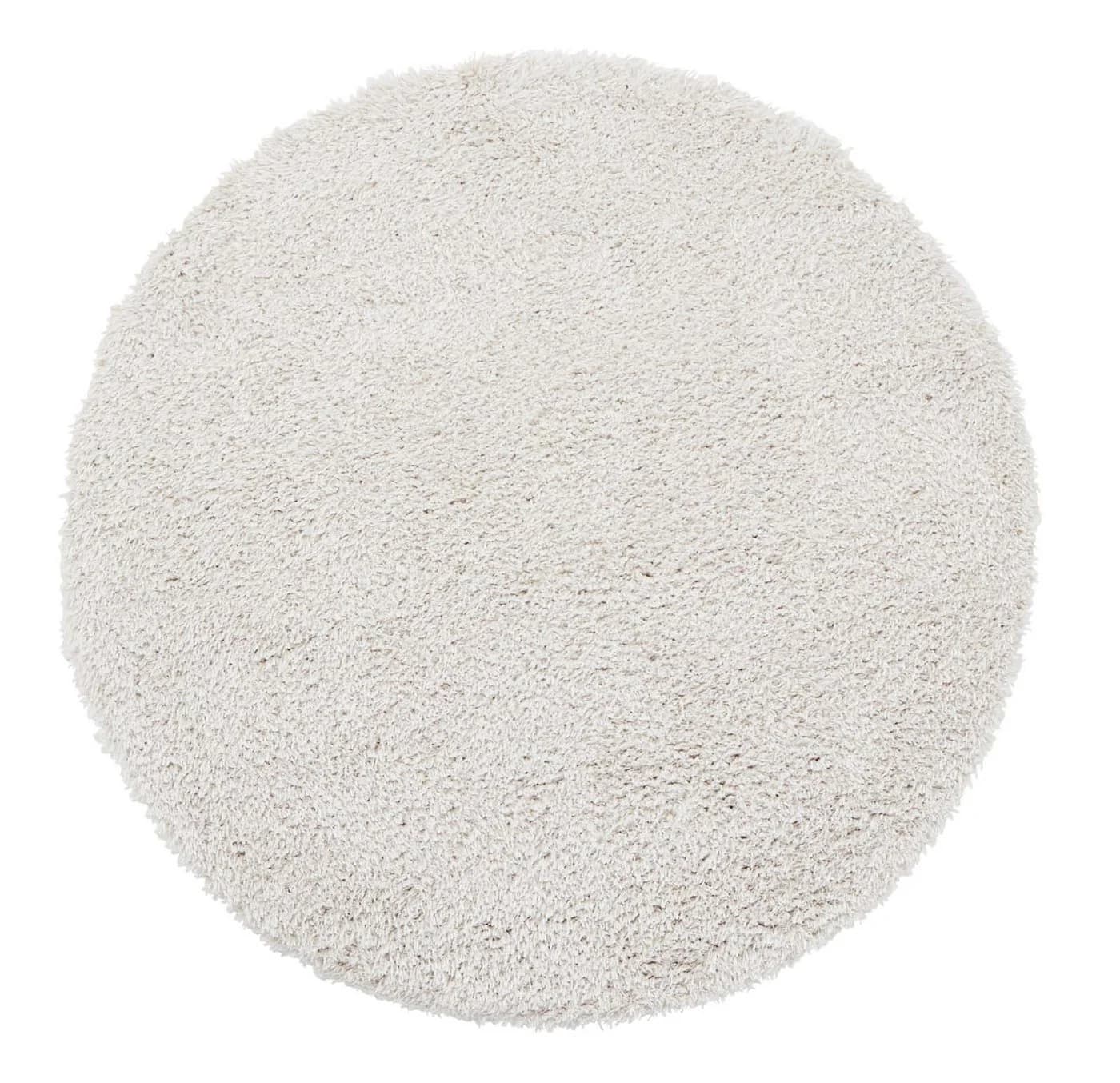 TaraCarpet Flokati-Teppich Flokati Eco Langflorteppich Shaggy Rund Creme - Bild 3