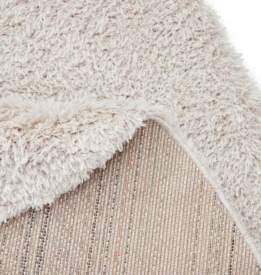 TaraCarpet Flokati-Teppich Flokati Eco Langflorteppich Shaggy Rund Creme - Bild 5