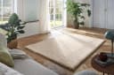 TaraCarpet Flokati-Teppich Eco Langflor Shaggy Beige Bild 1