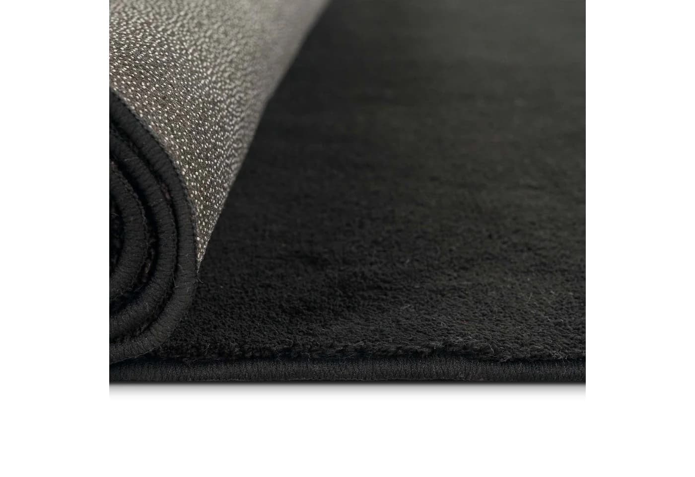 TaraCarpet Fiona Teppich Supersoft Kurzflorteppich Schwarz - Bild 5