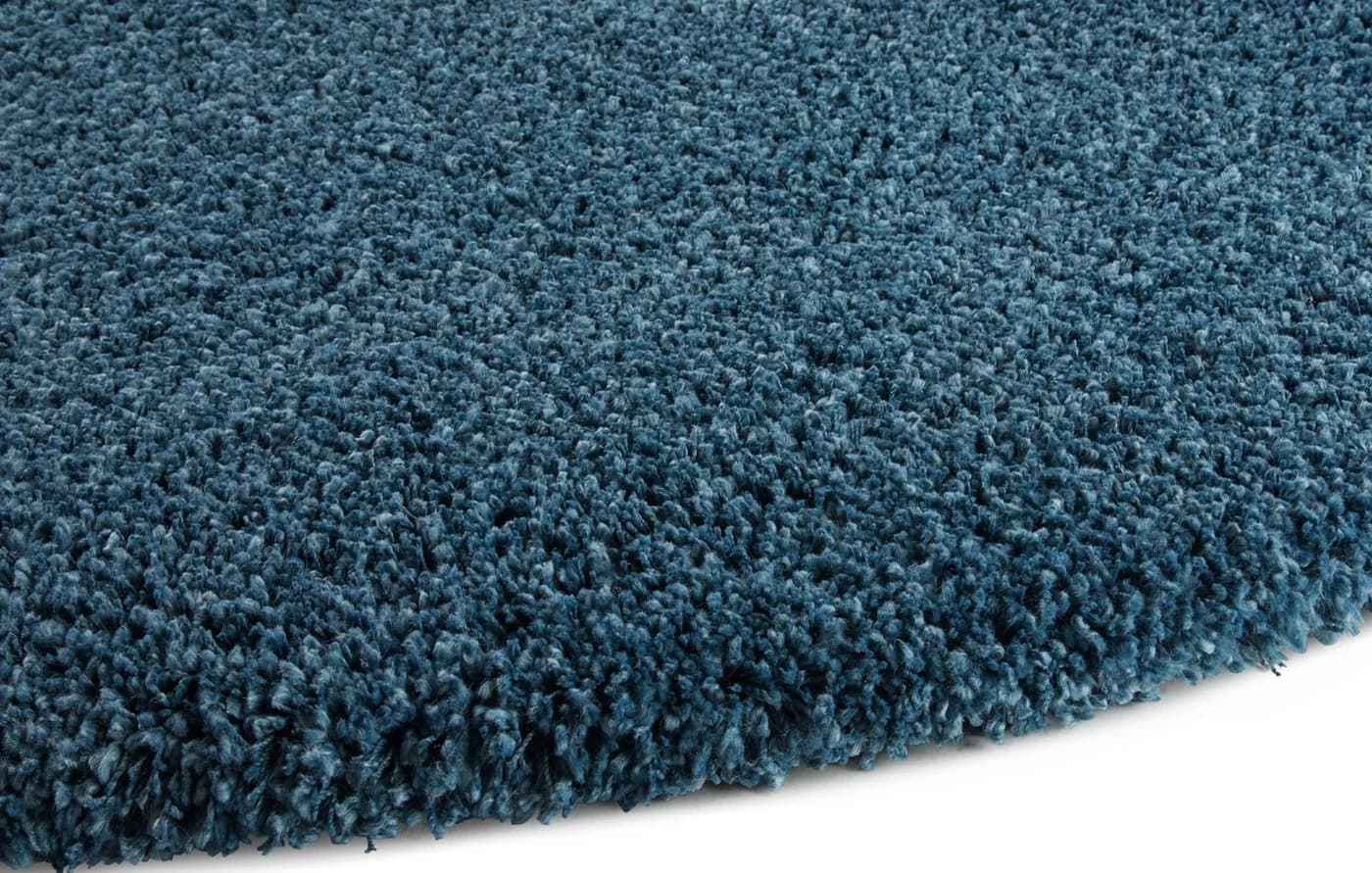 TaraCarpet Langflor-Teppich Ragolle Twilight Rund 120 cm Petrol - Bild 5