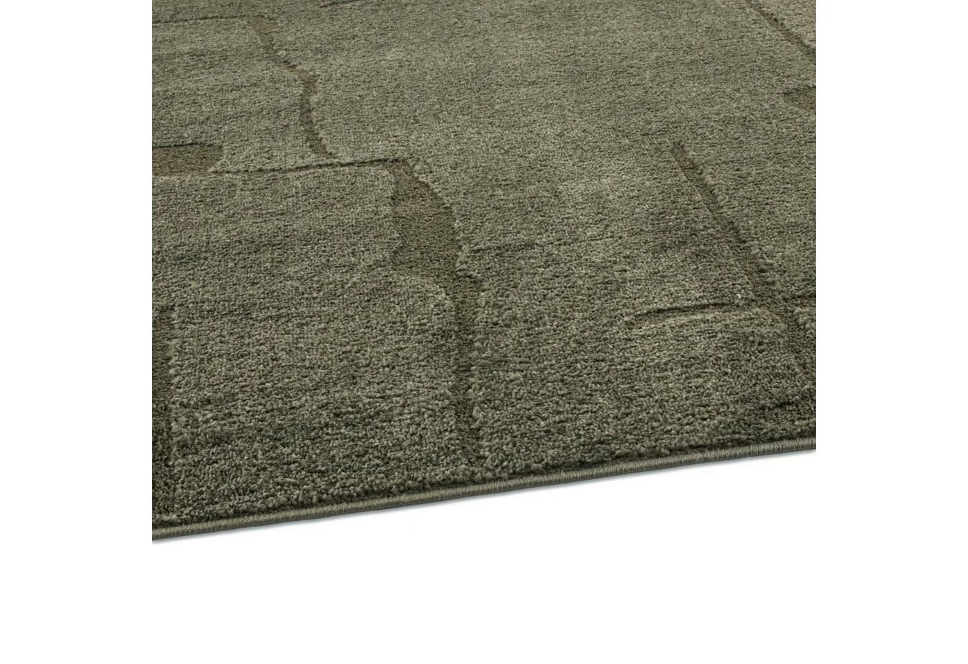 TaraCarpet Avalon Teppich Grün Hoch-Tief-Struktur - Bild 4