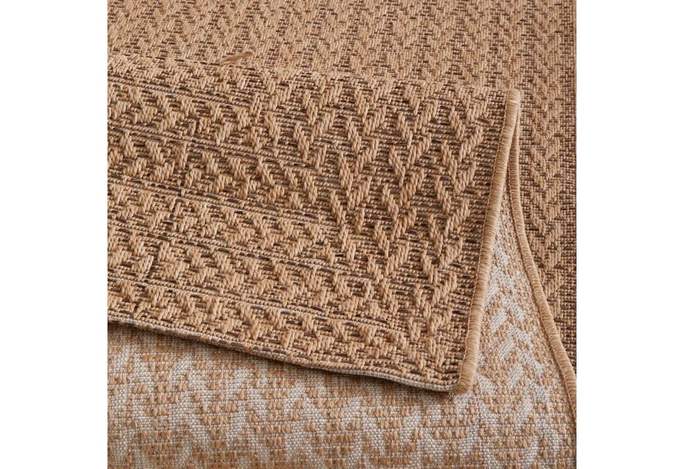 TaraCarpet Outdoorteppich Sumatra Sumak Beige Polypropylen - Bild 4