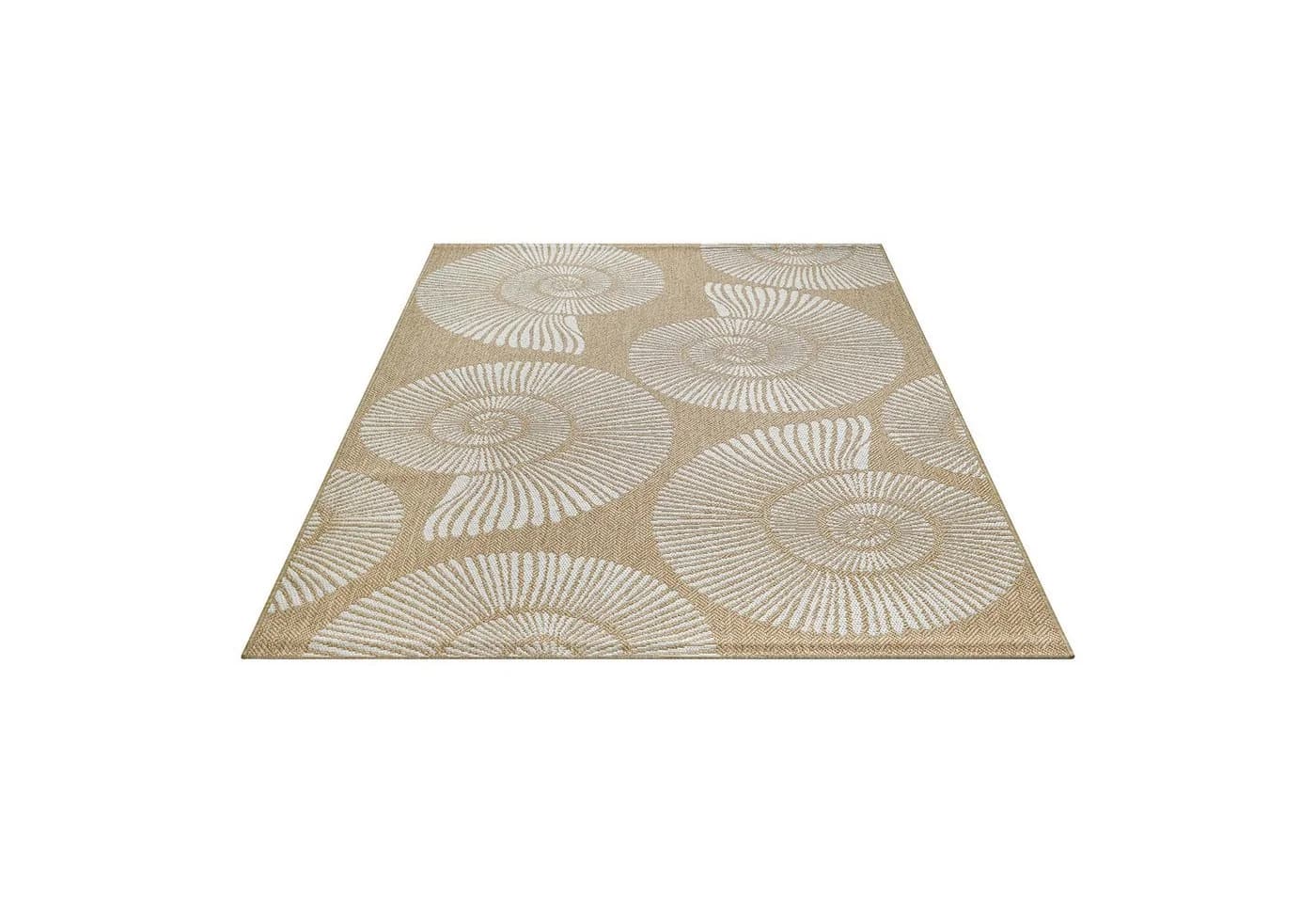 TaraCarpet Regina Maritim Teppich Beige Spiral-Design - Bild 4