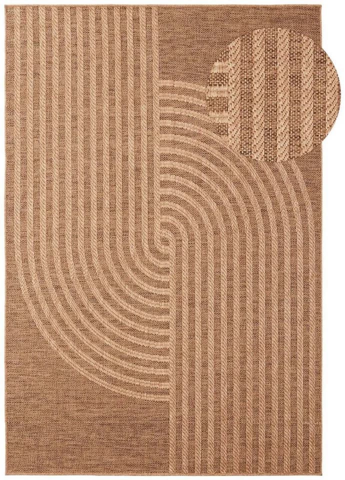 TaraCarpet Borneo Talco Outdoor Teppich Beige Meliert 80x150 cm