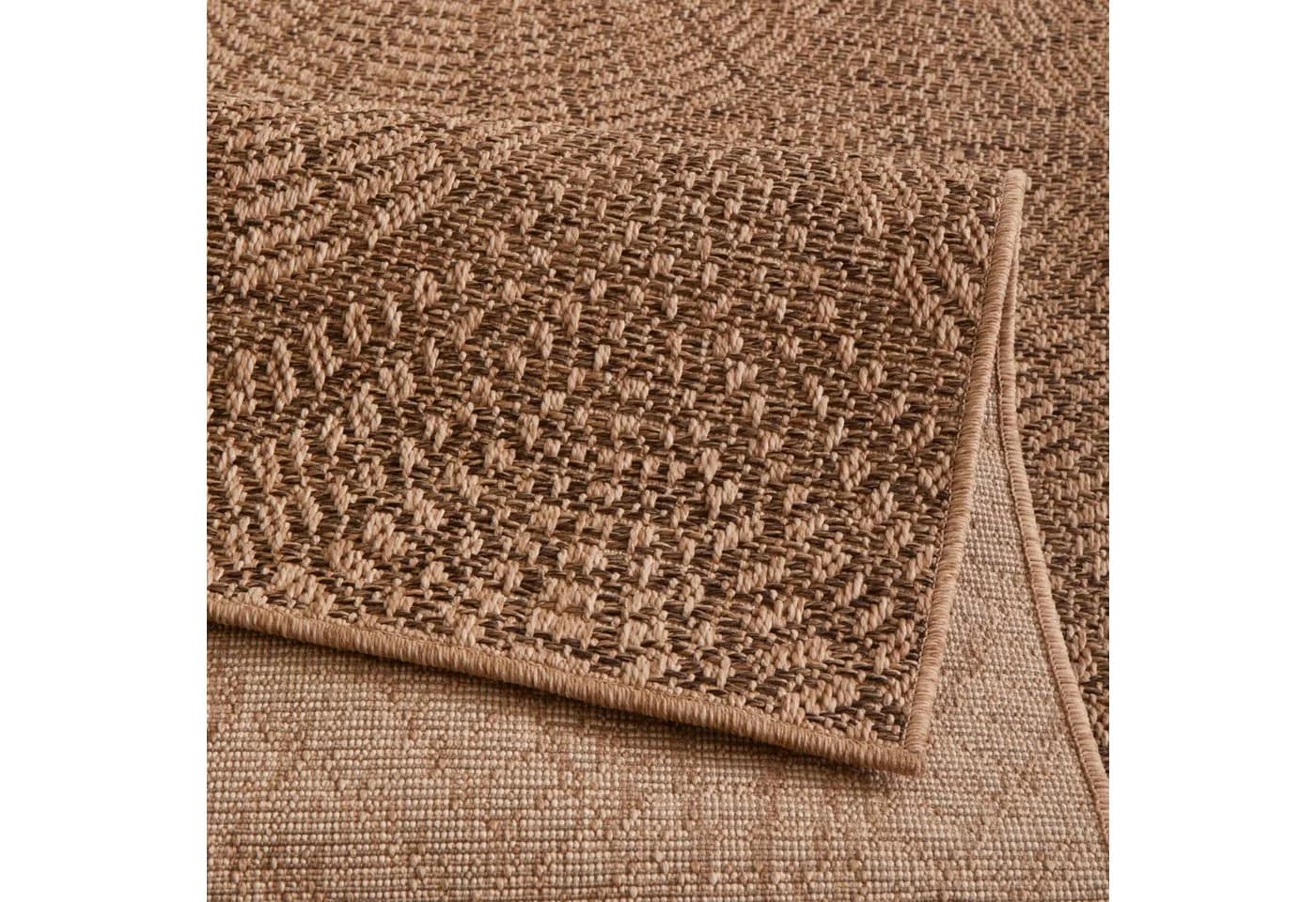 TaraCarpet Borneo Peacock Outdoor Teppich Beige Wetterfest - Bild 4