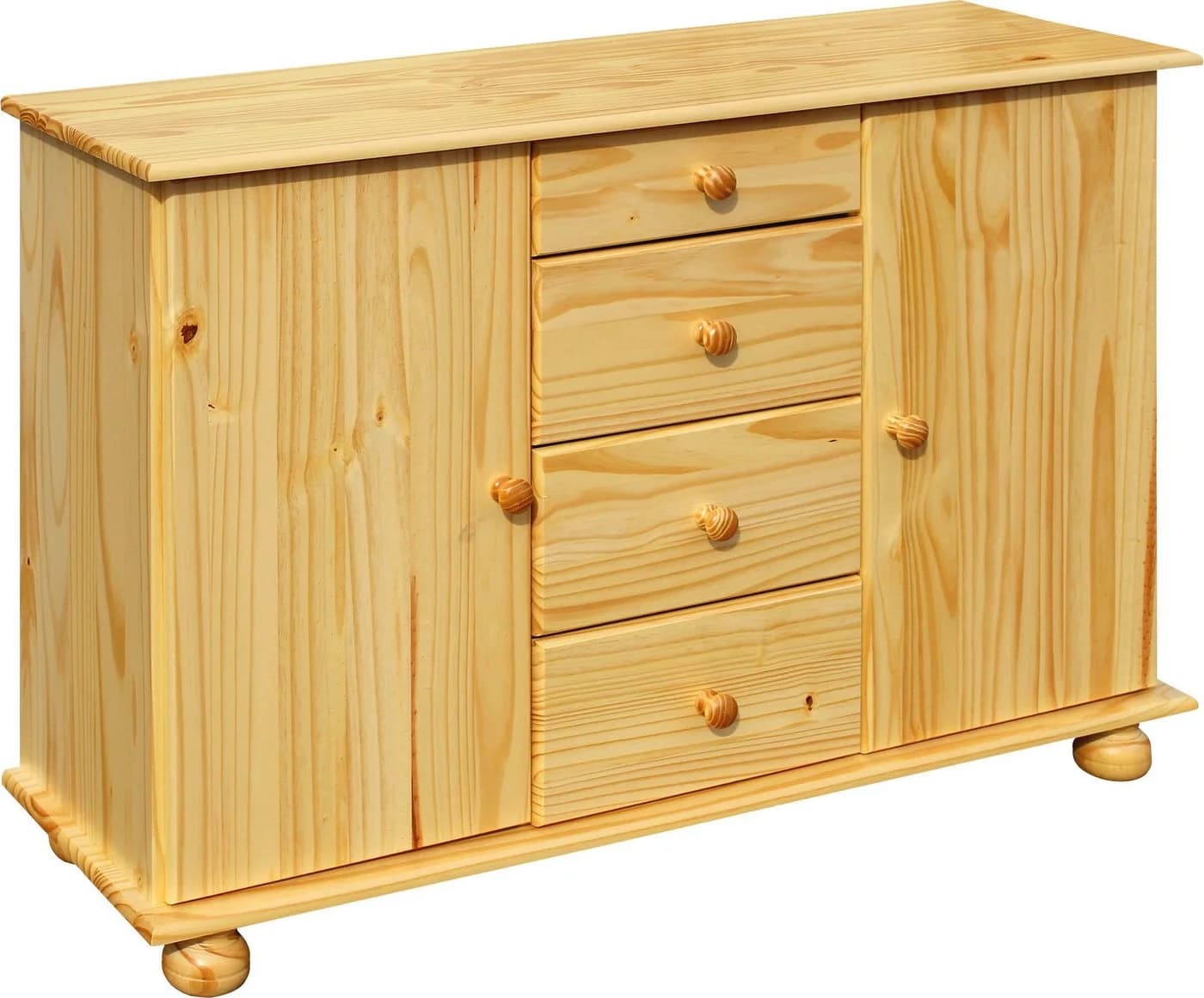 MÖBILIA Kommode Chur Massivholz Kiefer Beige Natur - Bild 2