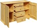 MÖBILIA Kommode Chur Massivholz Kiefer Beige Natur Bild 4