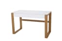 Schreibtisch ANDAS Herdis Weiß MDF Eiche Bild 1