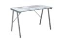 Schreibtisch INOSIGN Tullia Grau Weltkartenaufdruck Bild 1